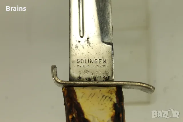 Стар Немски Ловен Нож SOLINGEN, снимка 5 - Ножове - 55628977