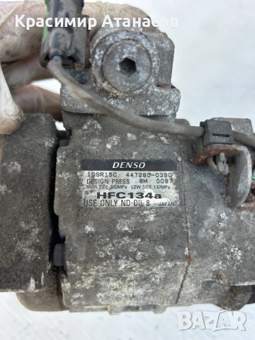 447280-0390. Компресор климатик за Хонда акорд VIII. 2.2 I-DTEC. 2011г, снимка 4 - Части - 55182180