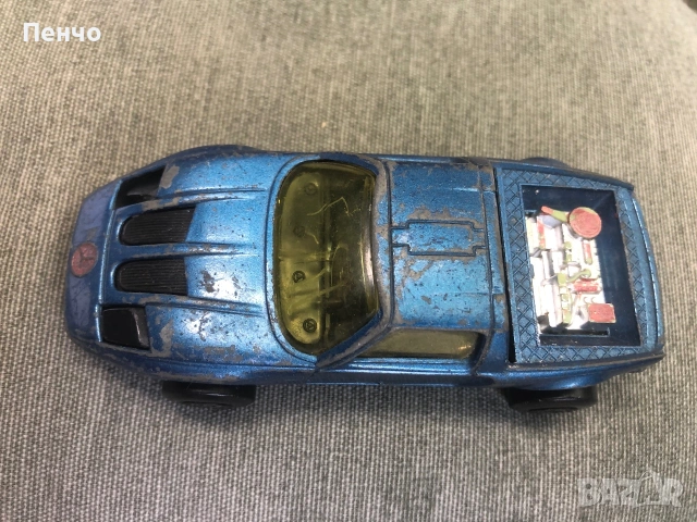 стара метална количка MERCEDES  C.III "MATCHBOX" - 1971г. - MADE IN BULGARIA, снимка 5 - Антикварни и старинни предмети - 55046147