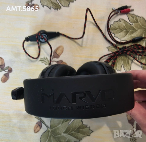 Геймърски слушалки Marvo, снимка 4 - Слушалки и портативни колонки - 55069471