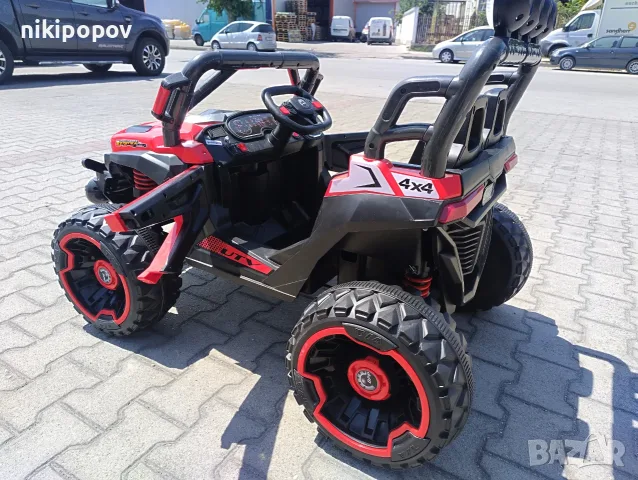 SAFARI двуместен акумулаторен джип JAKARTA 4x4 червен, снимка 9 - Коли, камиони, мотори, писти - 55440317