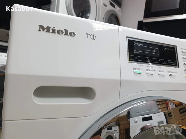 9кг Пара Miele Сушилня с термопомпа Миеле 12м Гаранция, снимка 14 - Сушилни - 54117714