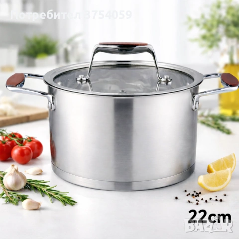 Тенджера Oliver Voltz OV51210P18/OV51210P20/OV51210P22, Berlin Premium Collection, Неръждаема стоман, снимка 4 - Съдове за готвене - 55182894