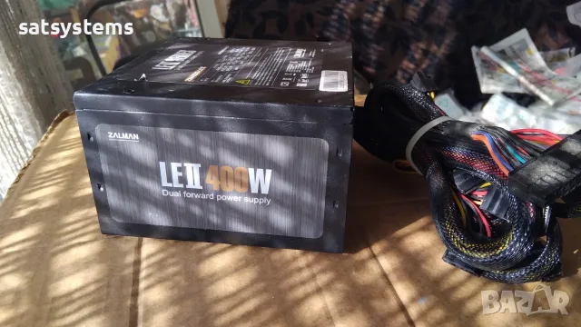 Компютърно захранване 400W Zalman ZM400-LEII ATX12V Ver2.3 120mm FAN, снимка 7 - Захранвания и кутии - 55335398