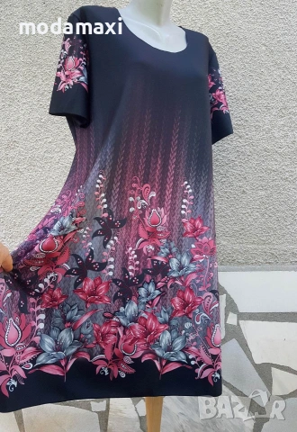 3XL+ Нова рокля с две лица , снимка 7 - Рокли - 54981378