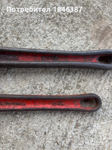 Тръбни верижни ключове Ridgid, снимка 5 - Ключове - 54988324