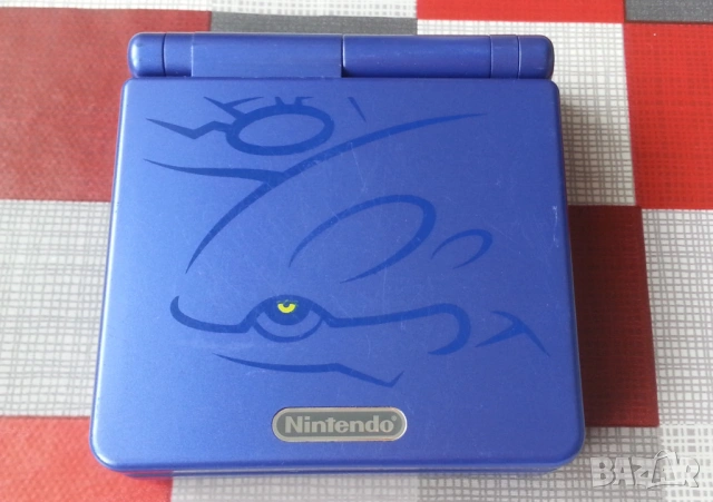Лимитирано Оригинално Nintendo Gameboy Advance SP Kyogre Edition, снимка 3 - Nintendo конзоли - 54220930