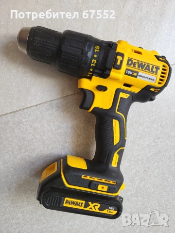 Dewalt DCD778 безчетков верт с батерия, 65 нютона. Няма зарядно!