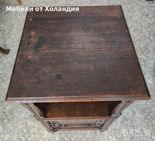 Антикварно дъбово шкафче, снимка 6 - Антикварни и старинни предмети - 55239677