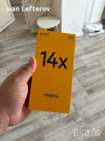 чисто нов Realme 14x 5G 128GB Green – запечатан, с 2 години гаранция