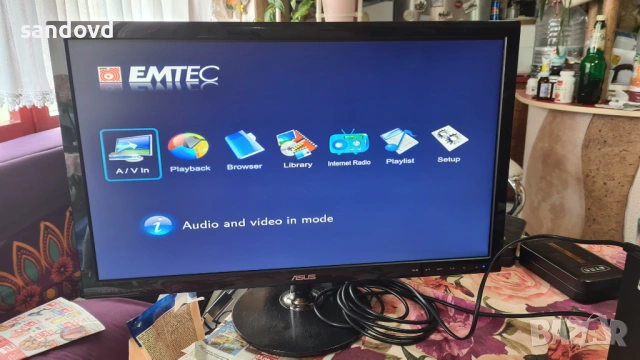Мулти медия EMTEC Q-800 цена 30 евро, снимка 5 - Аудиосистеми - 54008158