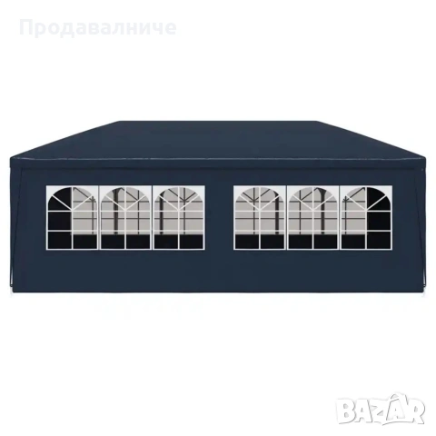 Градинска шатра 3x6 м водоустойчива - Парти палатка с 6 странични панела, прозорци и UV защита, снимка 5 - Градински мебели, декорация  - 54800108