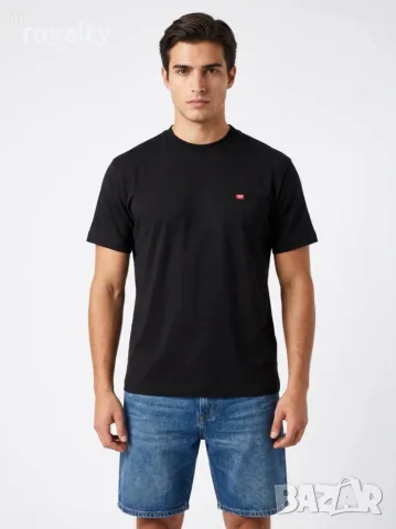 Diesel Нова Оригинална Черна Мъжка Тениска , снимка 3 - Тениски - 55565060