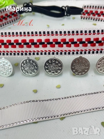Косичник със сребърни пендари(315), снимка 5 - Аксесоари за коса - 54450617