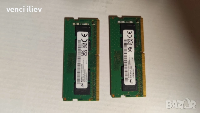 много бройки ddr4 sodimm Micron 8gb 3200 mhz, снимка 2 - RAM памет - 54599456