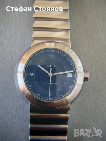 Швейцарски часовник-Alfex, снимка 2 - Мъжки - 54556919