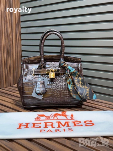 Hermes Нова Дамска Кожена Чанта Ерме Различни Цветове , снимка 14 - Чанти - 55288839