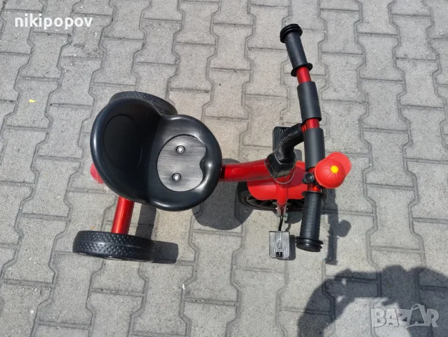BYOX Триколка Cavalier Lux червен, снимка 9 - Детски велосипеди, триколки и коли - 55440038