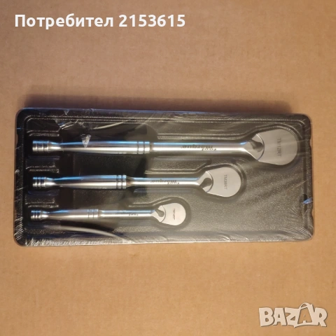 TOOLMARQUE 1/4 3/8 1/2 3 броя 90зъба тресчотки комплект, снимка 4 - Други инструменти - 54834707