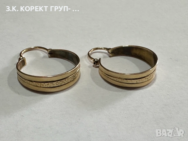 Златни обеци 14К (585) – 3,92 гр.
