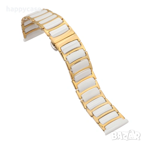 18 mm CERAMIC 2 Керамична верижка каишка за Huawei Watch / Garmin / Xiaomi, снимка 5 - Каишки за часовници - 54489906