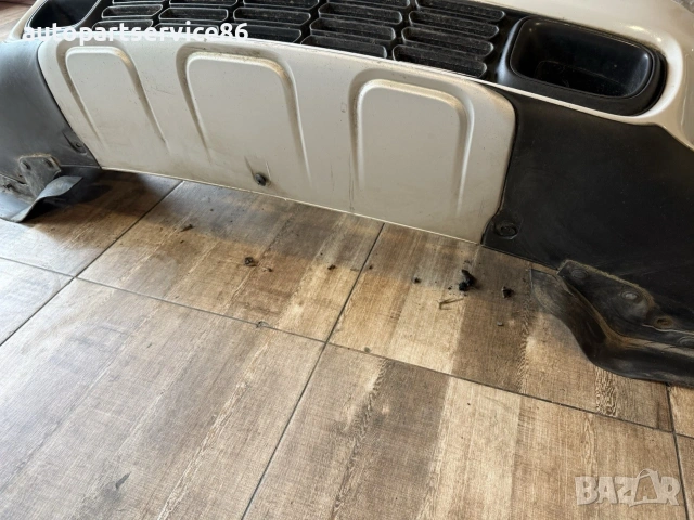 Предна броня за Mini Cooper Countryman S, бяла, оригинална (OEM), модел 2014 г., 2.0 SD ALL4., снимка 4 - Части - 55124885