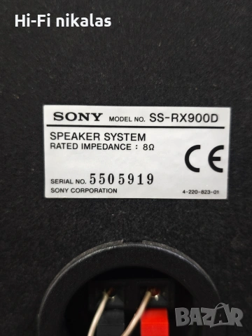 стерео тонколони от аудио система SONY SS-RX900D RXD 9, снимка 7 - Тонколони - 54774352