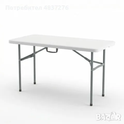 Сгъваема маса+4 сгъваеми стола, снимка 12 - Градински мебели, декорация  - 55363370