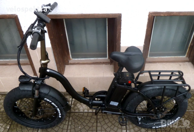 Електрически ФАТ  Е-Байк - сгъваем "пони" !  50 км.ч. !, снимка 9 - Велосипеди - 54282760