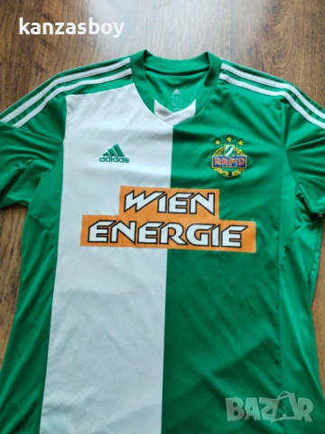 adidas rapid vienna 2012-13 home - колекционерска футболна тениска КАТО НОВА Л, снимка 3 - Тениски - 54346932