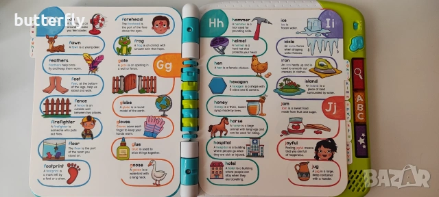 Vtech Детски електронен речник A-Z, английски език, снимка 5 - Музикални играчки - 55026981