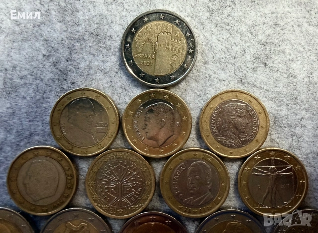 2 лота от Евро монети: 1 лот от 11монети, 2 лот от 28 монети, снимка 3 - Нумизматика и бонистика - 53452721