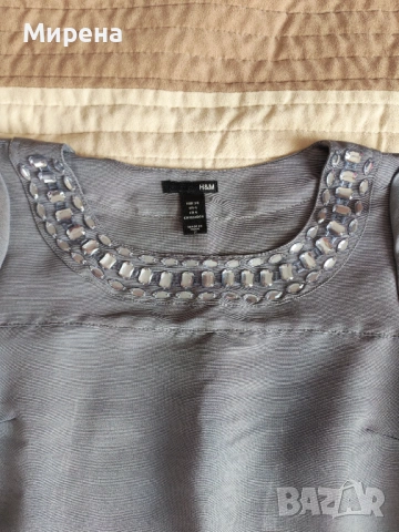 Сива туника/рокля H&M, размер S, снимка 2 - Туники - 54148448