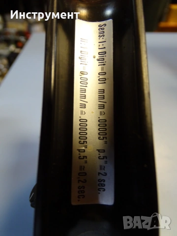 Нивелир машинен TESA Minilevel 53.T00T2 precicion inelinometer L-150mm, снимка 4 - Други инструменти - 54916055