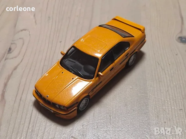 BMW ALPINA B10 Biturbo E34 1994 - мащаб 1:43 на Solido моделът е нов в PVC дисплей-кейс, снимка 7 - Колекции - 55567707