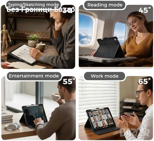 Нов кейс таблет iPad 11 2025 10.9 2022 калъф стойка магнитно затваряне Айпад, снимка 5 - Калъфи, кейсове - 54233731