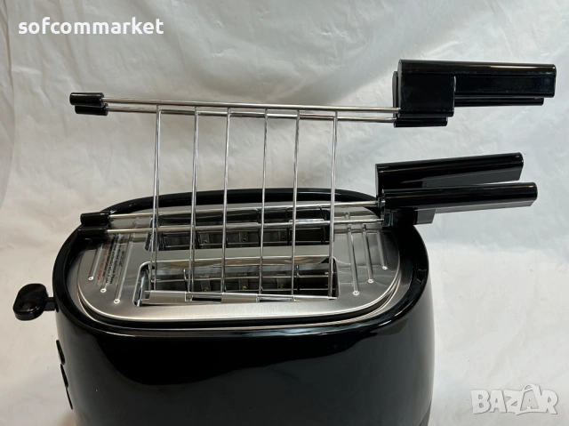 НОВ Тостер DeLonghi CTLAP2203.BK + Гаранция, снимка 3 - Тостери - 54356112