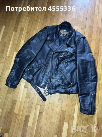 Оригинално кожено яке Harley Davidson, снимка 3 - Якета - 55324139