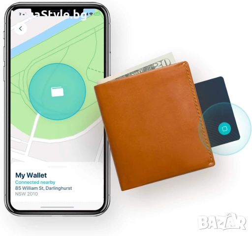 Safedome | Ултра тънък презареждащ се Bluetooth тракер, карта за локализиране, снимка 2 - Друга електроника - 55219873