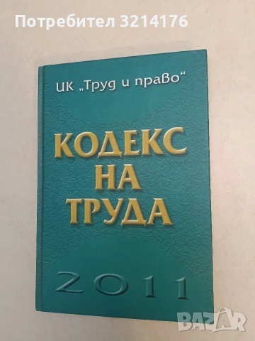 Кодекс на труда 2011 - Колектив