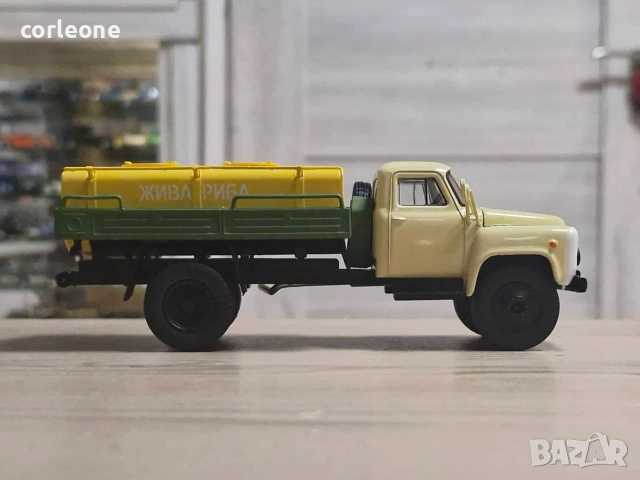ГАЗ-53 Жива риба 1961 - мащаб 1:43 на DeAgostini моделът е нов в блистер, снимка 5 - Колекции - 55016463