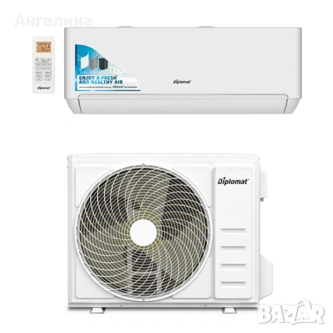 Климатик Инверторен DIPLOMAT DAW-240X Smart Winter, снимка 4 - Климатици - 54629257