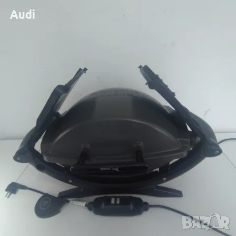 Електрическо барбекю WEBER Q140 Масивен корпус от лят алуминий Масивна чугунена решетка , снимка 6 - Барбекюта - 55391862