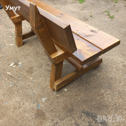 Масивна дървена пейка , снимка 4 - Градински мебели, декорация  - 55019646