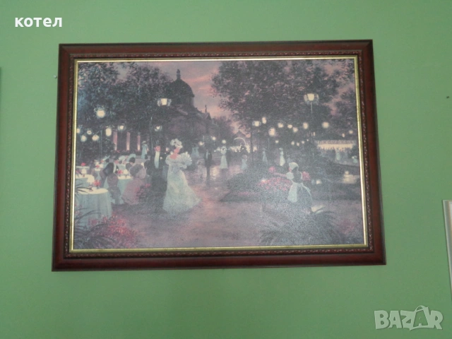 Продавам -Рядка рамкирана картина "Elegant Evening / Would You Like Some Flowers?" – Christa Kieffer