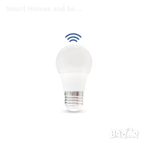E27 LED крушки със сензор за движение 6W