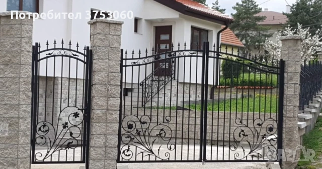 Метални врати и огради от ковано желязо 