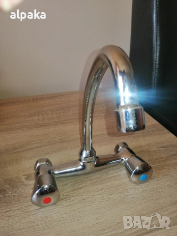 Продавам рециклирани български смесители за кухня/баня Видима идеал 160мм, снимка 5 - Смесители - 54124225