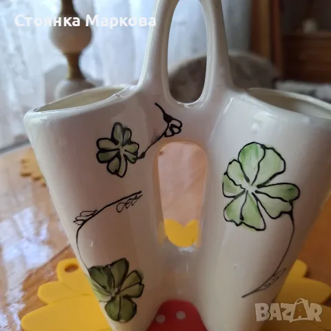 Двойна ваза-Готланд-Швеция, снимка 2 - Вази - 55657096