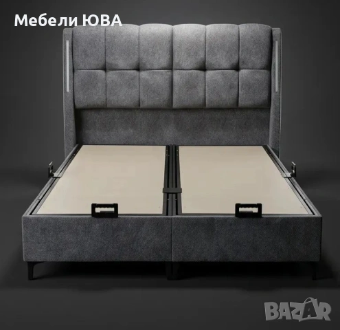 Турски тапицирани легла с матрак, снимка 4 - Спални и легла - 54945685